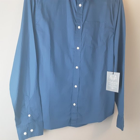 Industrie Men's Button Down Blue Shirt,  New! S - Picture 3 of 14